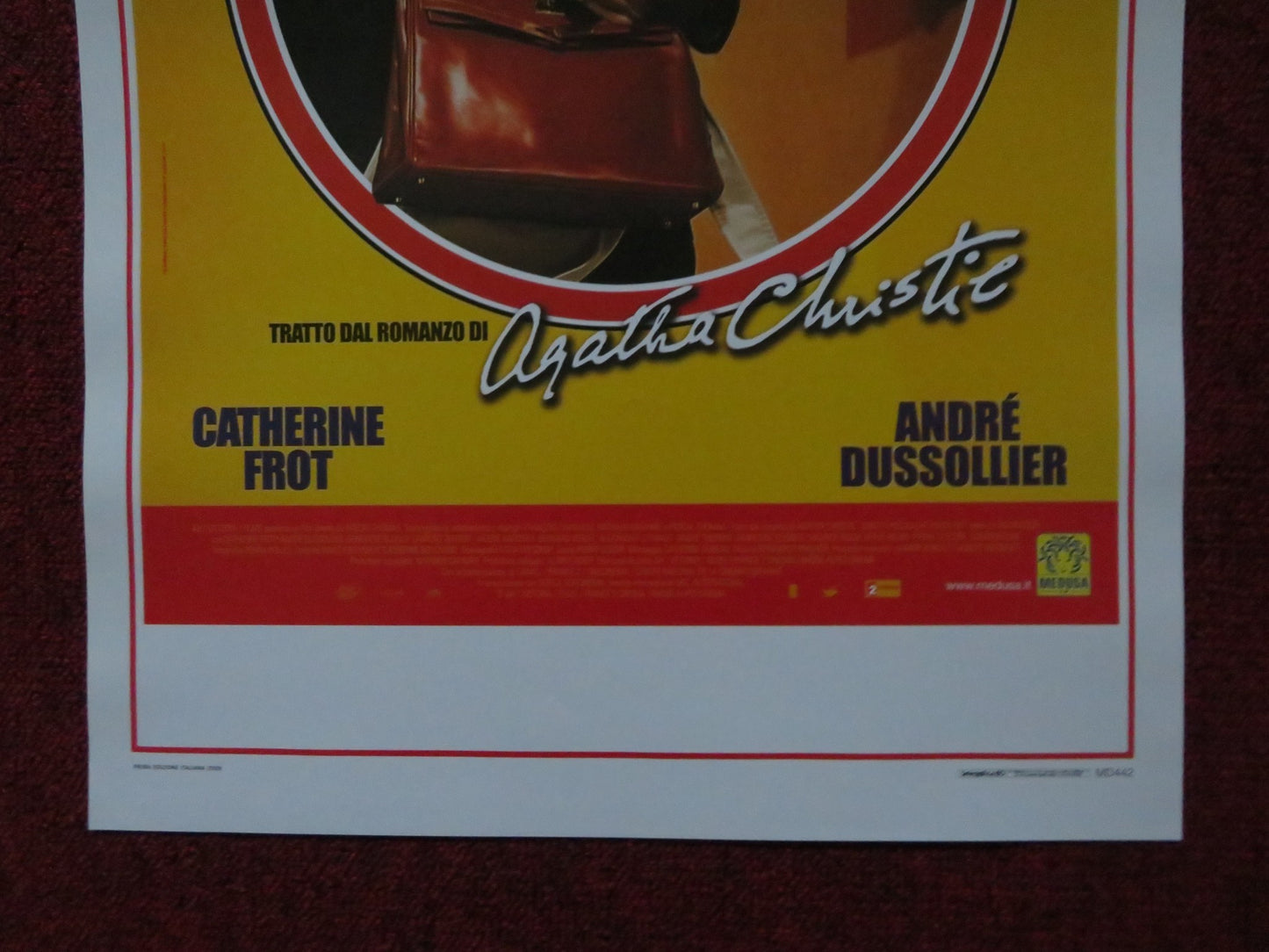 DUE PER UN DELITTO ITALIAN LOCANDINA POSTER CATHERINE FROT ANDRE DUSSOLLIER 2005