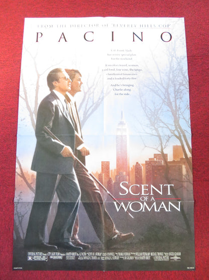 SCENT OF A WOMAN FOLDED US ONE SHEET POSTER AL PACINO CHRIS O'DONNELL 1992