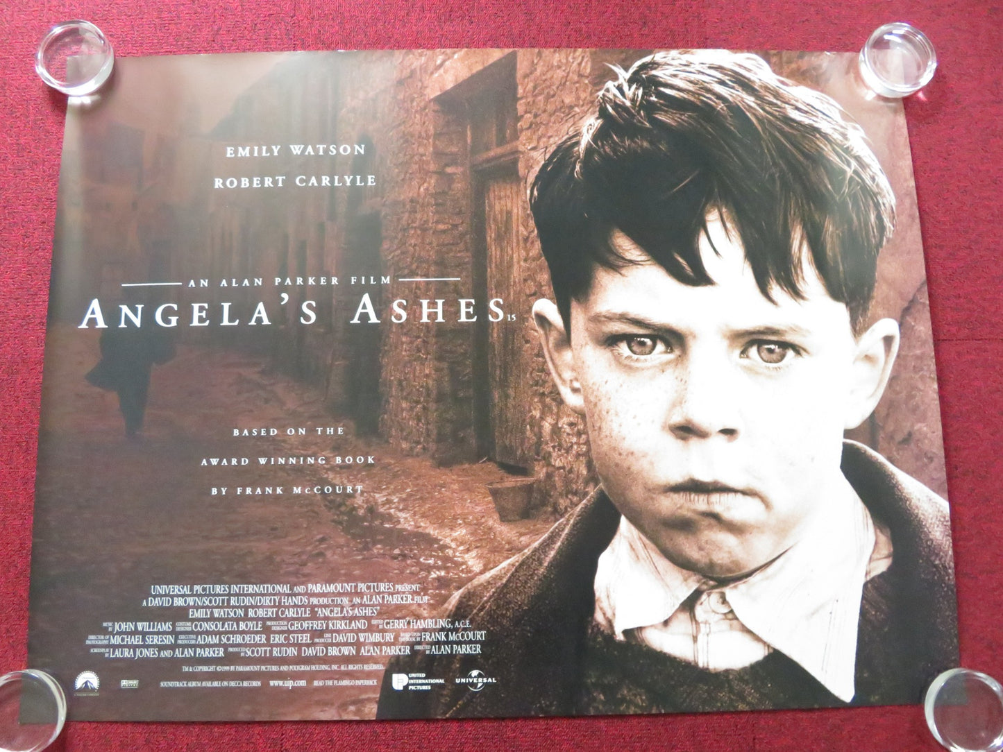 ANGELA'S ASHES UK QUAD (30"x 40") ROLLED POSTER EMILY WATSON ROBERT CARLYLE 1999