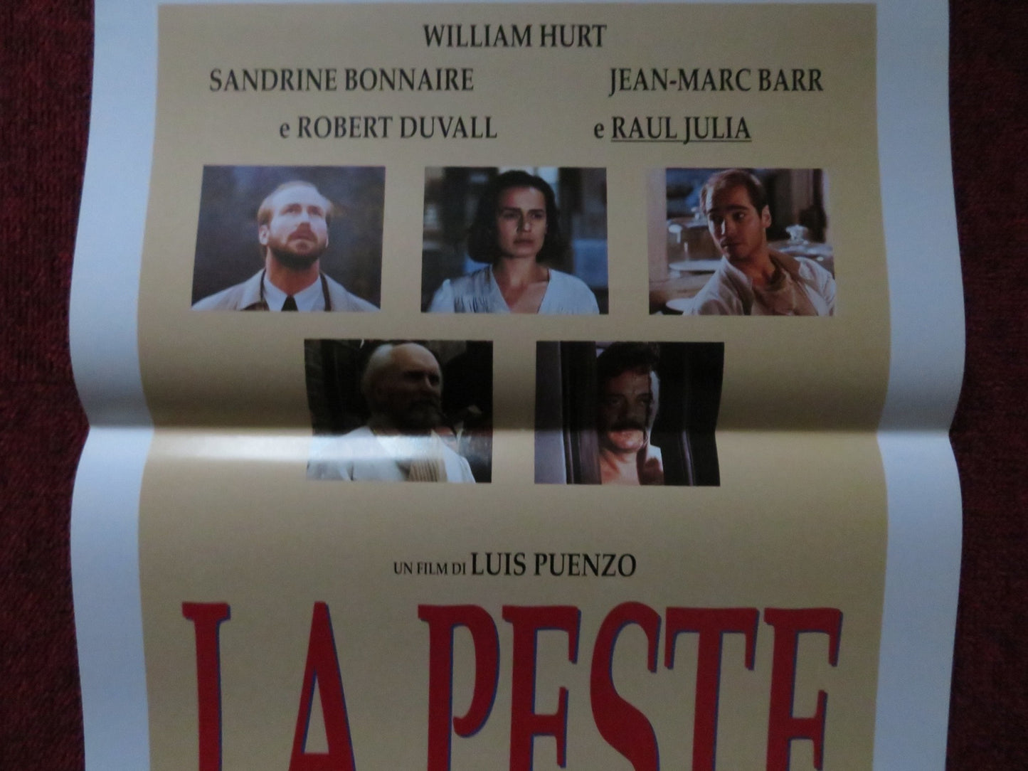 LA PESTE ITALIAN LOCANDINA POSTER WILLIAM HURT ROBERT DUVALL 1992