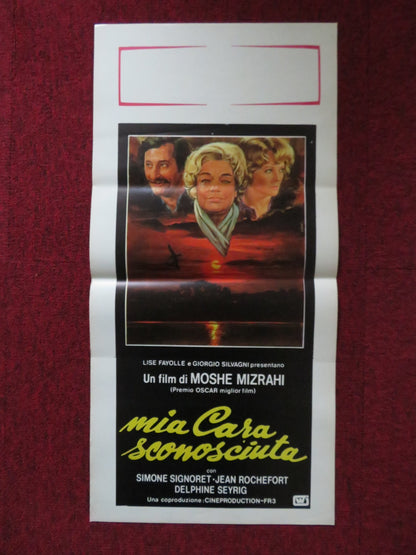 MIA CASA SCONOSCIUTA ITALIAN LOCANDINA POSTER SIMONE SIGNORET J. ROCHEFORT 1980