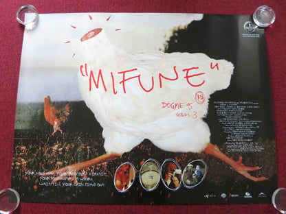 MIFUNE UK QUAD (30"x 40") ROLLED POSTER IBEN HJEJLE ANDERS W. BERTHELSEN 1999