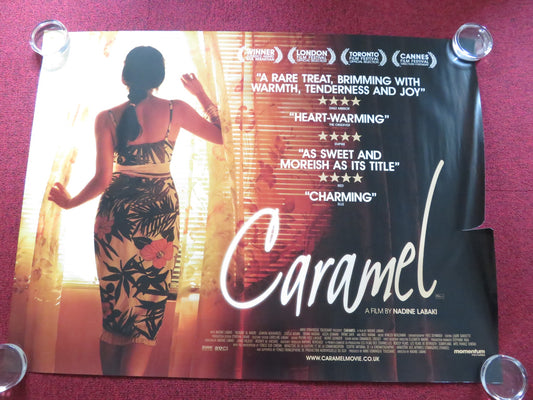 CARAMEL UK QUAD ROLLED POSTER NADINE LABAKI YASMINE AL MASSRI 2007