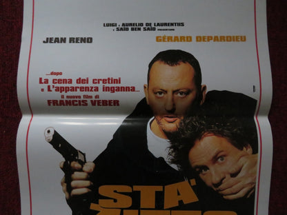 STA ZITTO NON ROMPERE ITALIAN LOCANDINA POSTER JEAN RENO GERARD DEPARDDIEU 2003