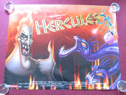 HERCULES UK QUAD ROLLED POSTER DISNEY TATE DONOVAN 1997