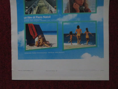 CON... FUSION ITALIAN LOCANDINA POSTER CARLOTTA NATOLI PIERO NATOLI 1980