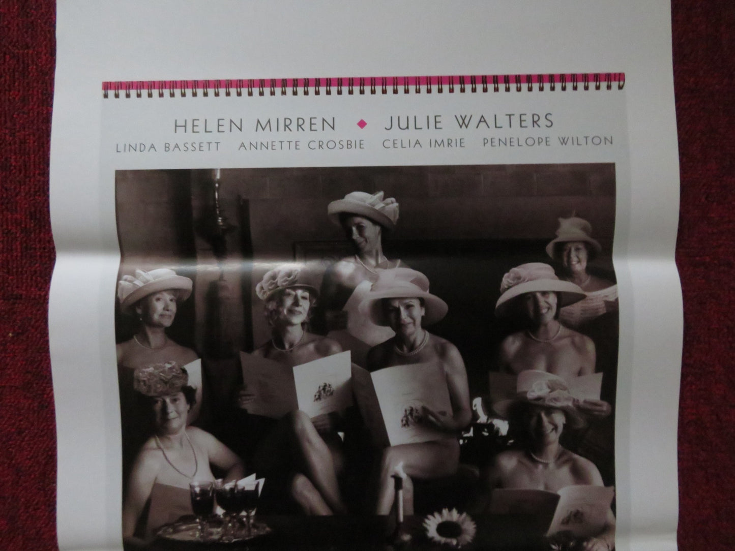 CALENDAR GIRLS ITALIAN LOCANDINA POSTER JULIE WATERS HELEN WALTERS 2003