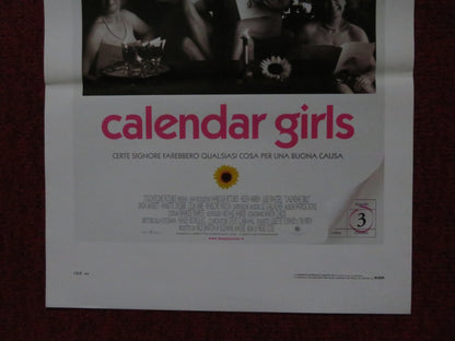 CALENDAR GIRLS ITALIAN LOCANDINA POSTER JULIE WATERS HELEN WALTERS 2003