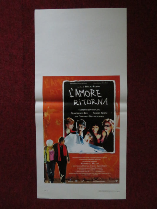 L'AMORE RITORNA ITALIAN LOCANDINA POSTER FABRIZIO BENTIVOGLIO MARGH 2004