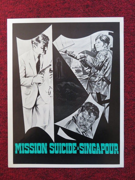 SUICIDE MISSION TO SINGAPORE FRENCH BROCHURE STELIO CANDELLI STANLEY KENT 1966