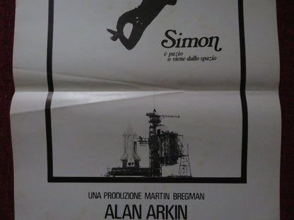 SIMON ITALIAN LOCANDINA POSTER ALAN ARKIN MADELINE KAHN 1980