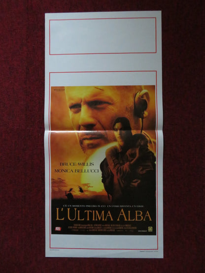 TEARS OF THE SUN ITALIAN LOCANDINA POSTER BRUCE WILLIS MONICA BELLUCCI 2003