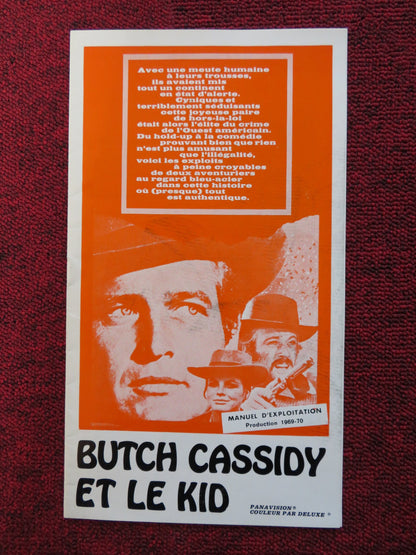 BUTCH CASSIDY ET LE KID FRENCH PRESS PAUL NEWMAN ROBERT REDFORD 1969