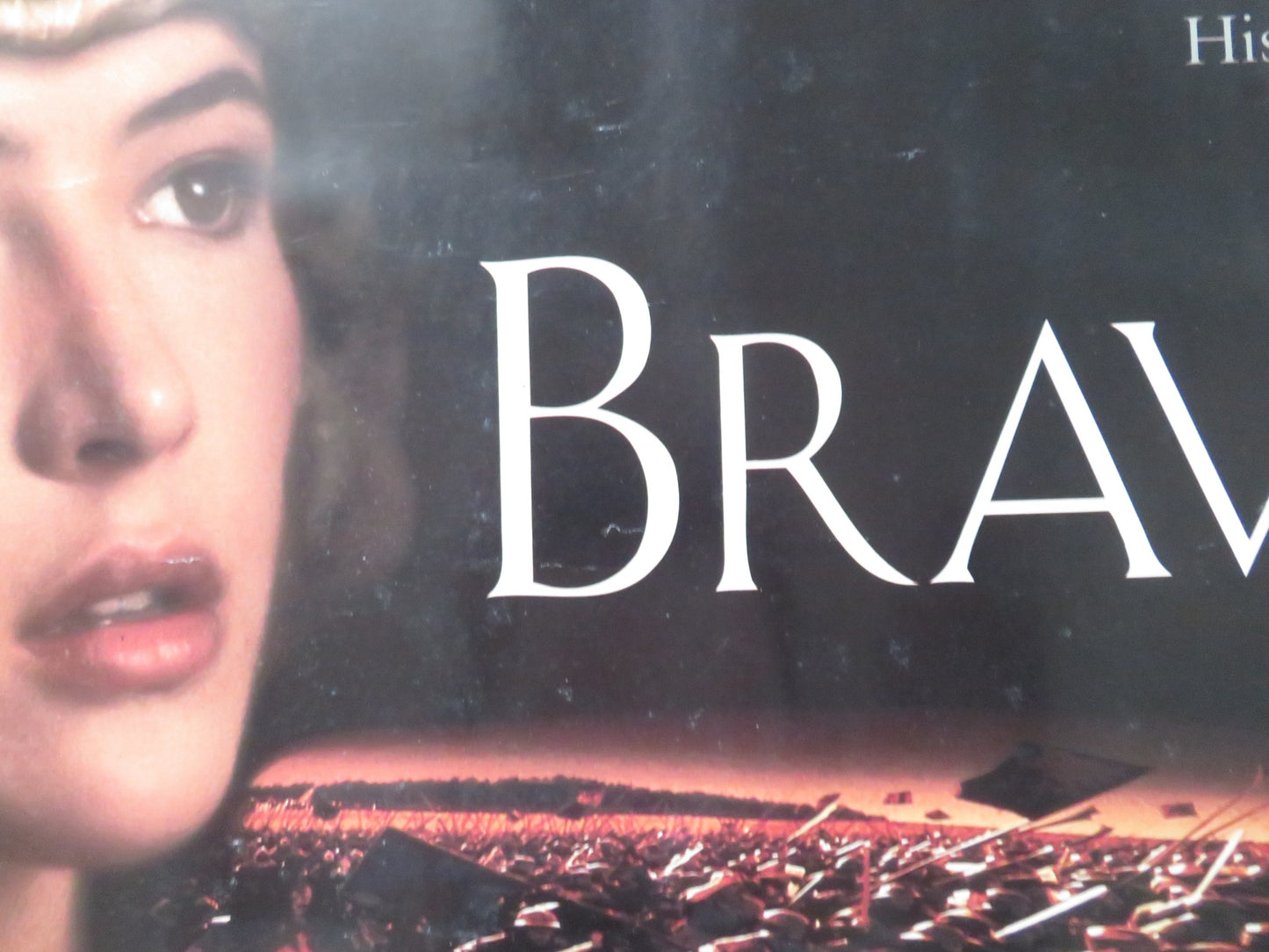 BRAVEHEART UK QUAD (30"x 40") ROLLED POSTER MEL GIBSON SOPHIE MARCEAU 1995