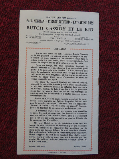 BUTCH CASSIDY ET LE KID FRENCH PRESS PAUL NEWMAN ROBERT REDFORD 1969