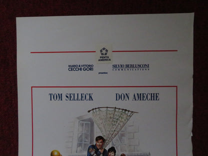 FOLKS! ITALIAN LOCANDINA POSTER TOM SELLECK DON AMECHE 1992