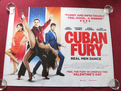 CUBAN FURY UK QUAD ROLLED POSTER NICK FROST CHRIS O'DOWD 2014