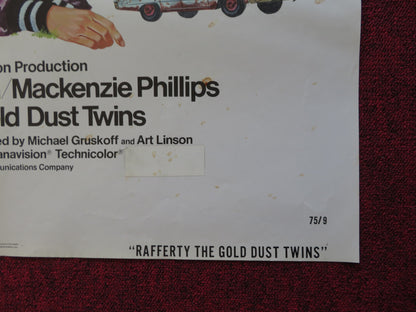 RAFFERTY AND THE GOLD DUST TWINS FOLDED US ONE SHEET POSTER ALAN ARKIN 1975