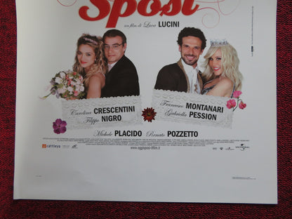 OGGI SPOSI ITALIAN LOCANDINA POSTER LUCA ARGENTERO MORAN ATIAS 2009