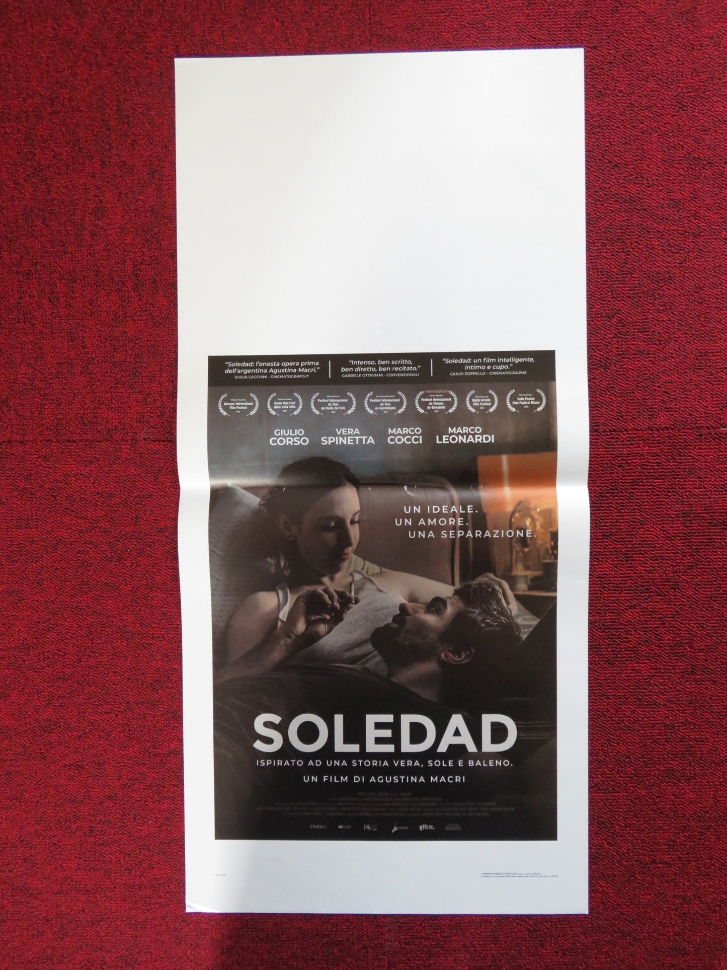 SOLEDAD ITALIAN LOCANDINA POSTER GIULIO CORSO VERA SPINETTA 2018