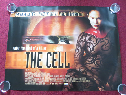 THE CELL UK QUAD (30"x 40") ROLLED POSTER JENNIFER LOPEZ COLTON JAMES 2000