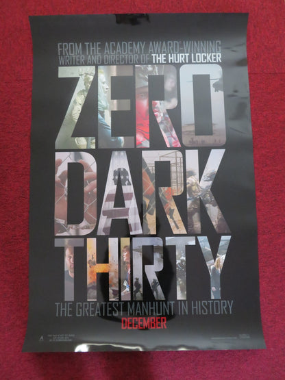 ZERO DARK THIRTY US ONE SHEET ROLLED POSTER JASON CLARKE REDA KATEB 2012