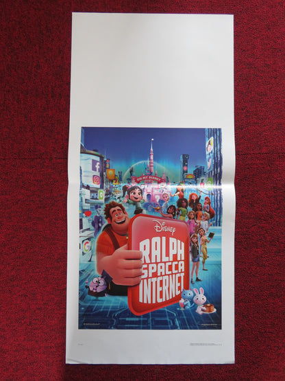 RALPH BREAKS THE INTERNET ITALIAN LOCANDINA POSTER JOHN C. REILLY 2018