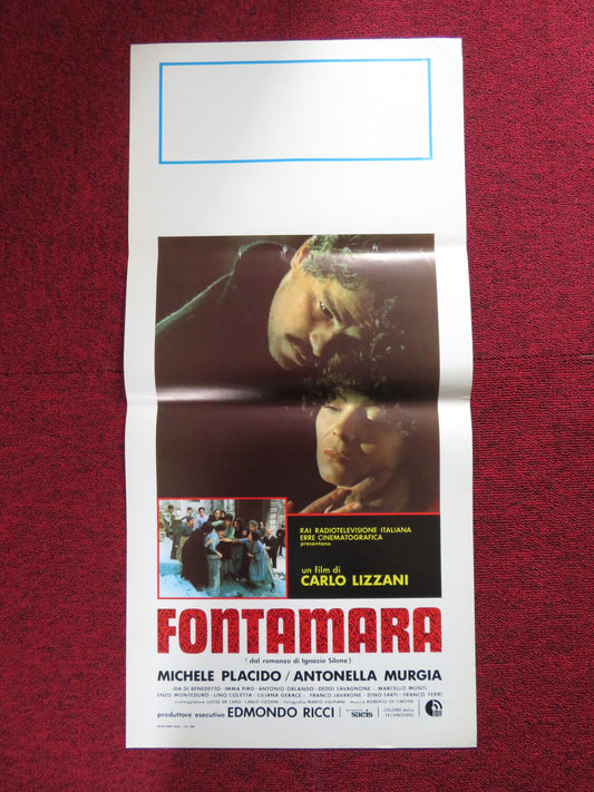 FONTAMARA ITALIAN LOCANDINA POSTER MICHELE PLACIDO ANTONELLA MURGIA 1980