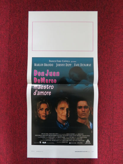 DON JUAN DEMARCO ITALIAN LOCANDINA POSTER MARLON BRANDO JOHNNY DEPP 1994