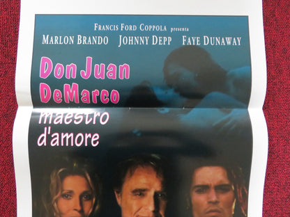 DON JUAN DEMARCO ITALIAN LOCANDINA POSTER MARLON BRANDO JOHNNY DEPP 1994