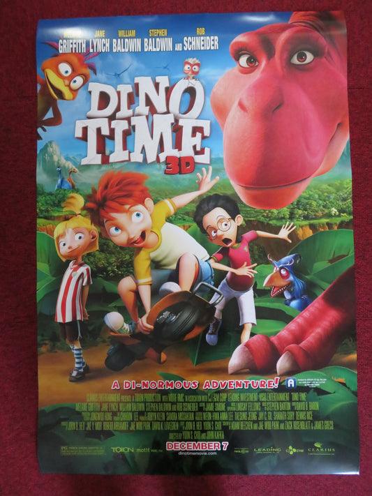 DINO TIME US ONE SHEET ROLLED POSTER MELANIE GRIFFITH WILLIAM BALDWIN 2012