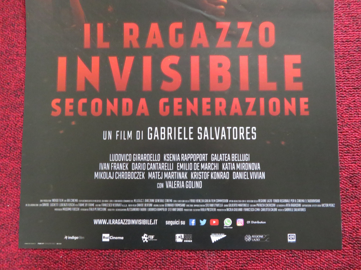 THE INVISIBLE BOY ITALIAN LOCANDINA POSTER LUDOVICO GIRARDELLO V GOLINO 2014