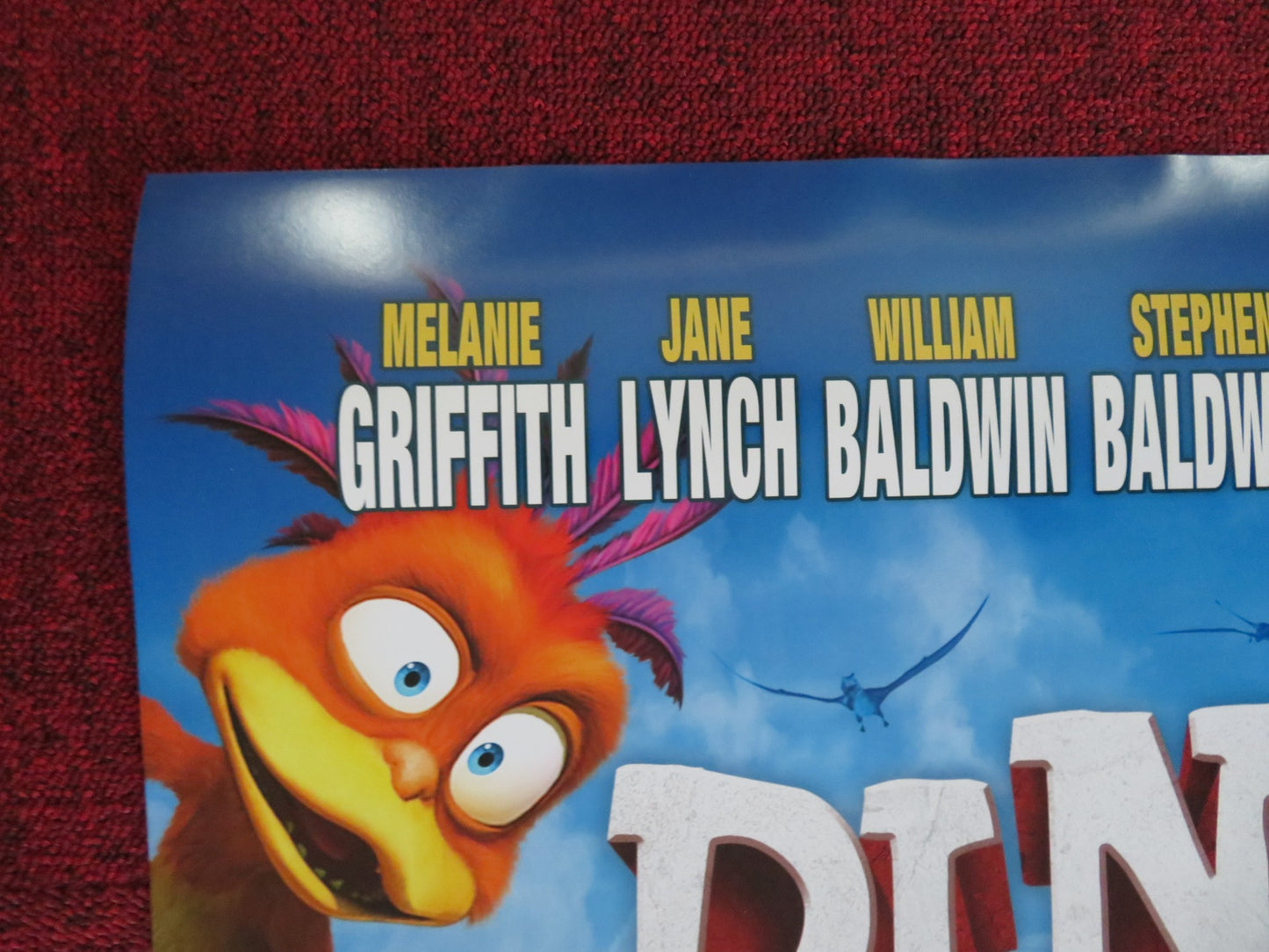 DINO TIME US ONE SHEET ROLLED POSTER MELANIE GRIFFITH WILLIAM BALDWIN 2012
