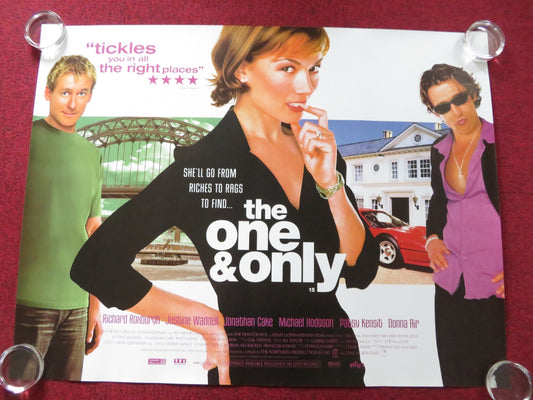 THE ONE AND ONLY UK QUAD (30"x 40") ROLLED POSTER JUSTINE WADDELL 2002