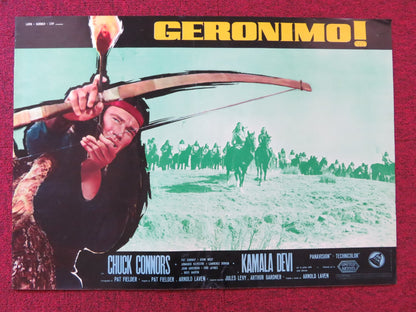 GERONIMO - C ITALIAN FOTOBUSTA POSTER CHUCK CONNORS ADAM WEST 1962