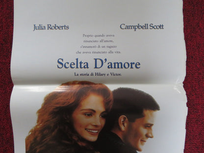 DYING YOUNG ITALIAN LOCANDINA POSTER JULIA ROBERTS CAMPBELL SCOTT 1991