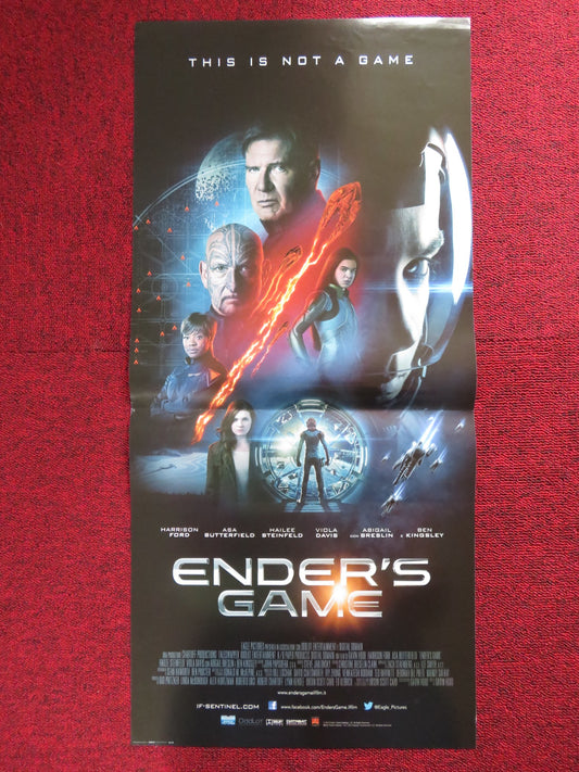 ENDER'S GAME ITALIAN LOCANDINA POSTER HARRISON FORD ASA BUTTERFIELD 2013