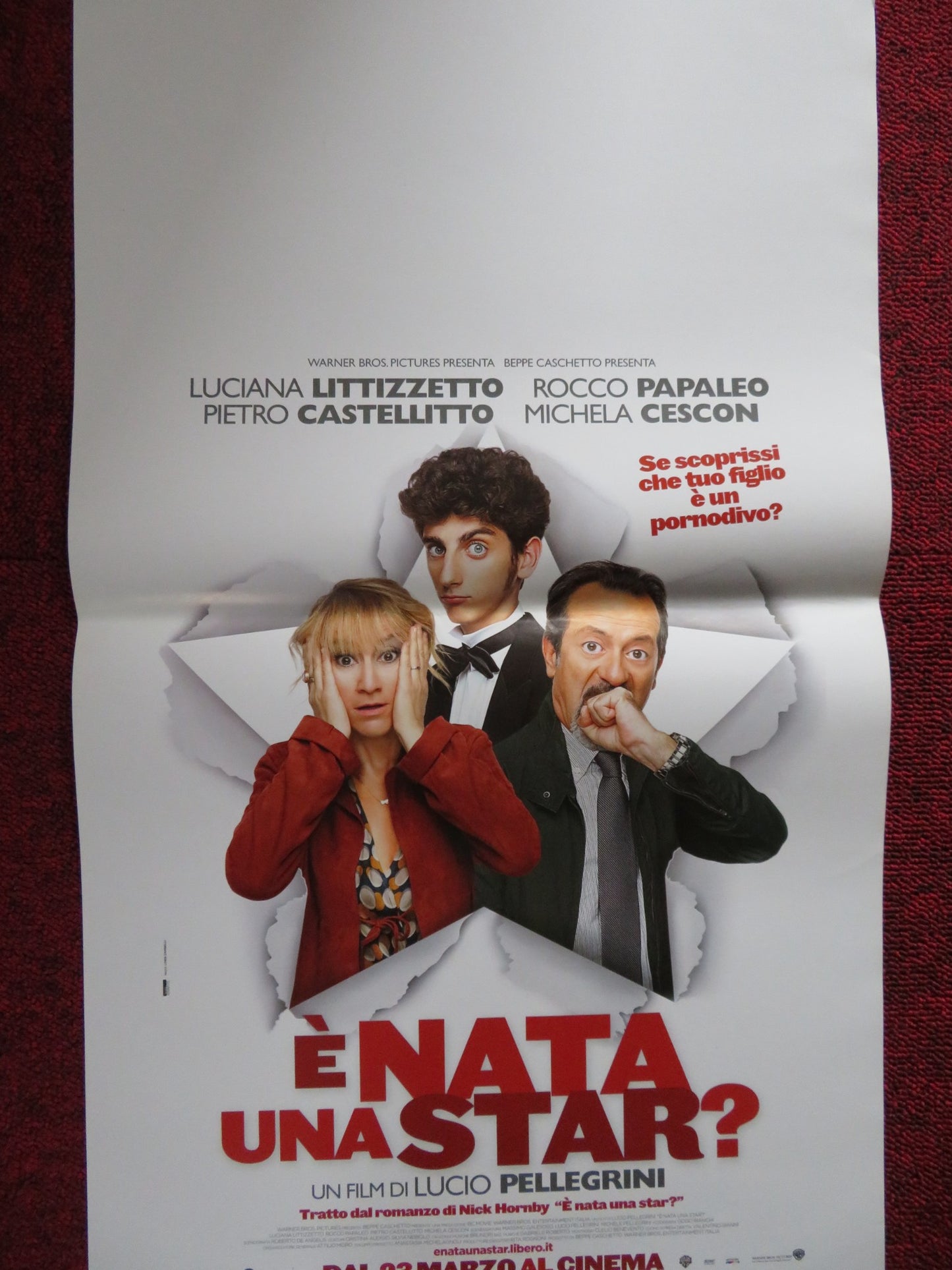 E NATA UNA STAR? ITALIAN LOCANDINA POSTER LUCIANA LITTIZZETTO ROCCO PAPALEO 2012