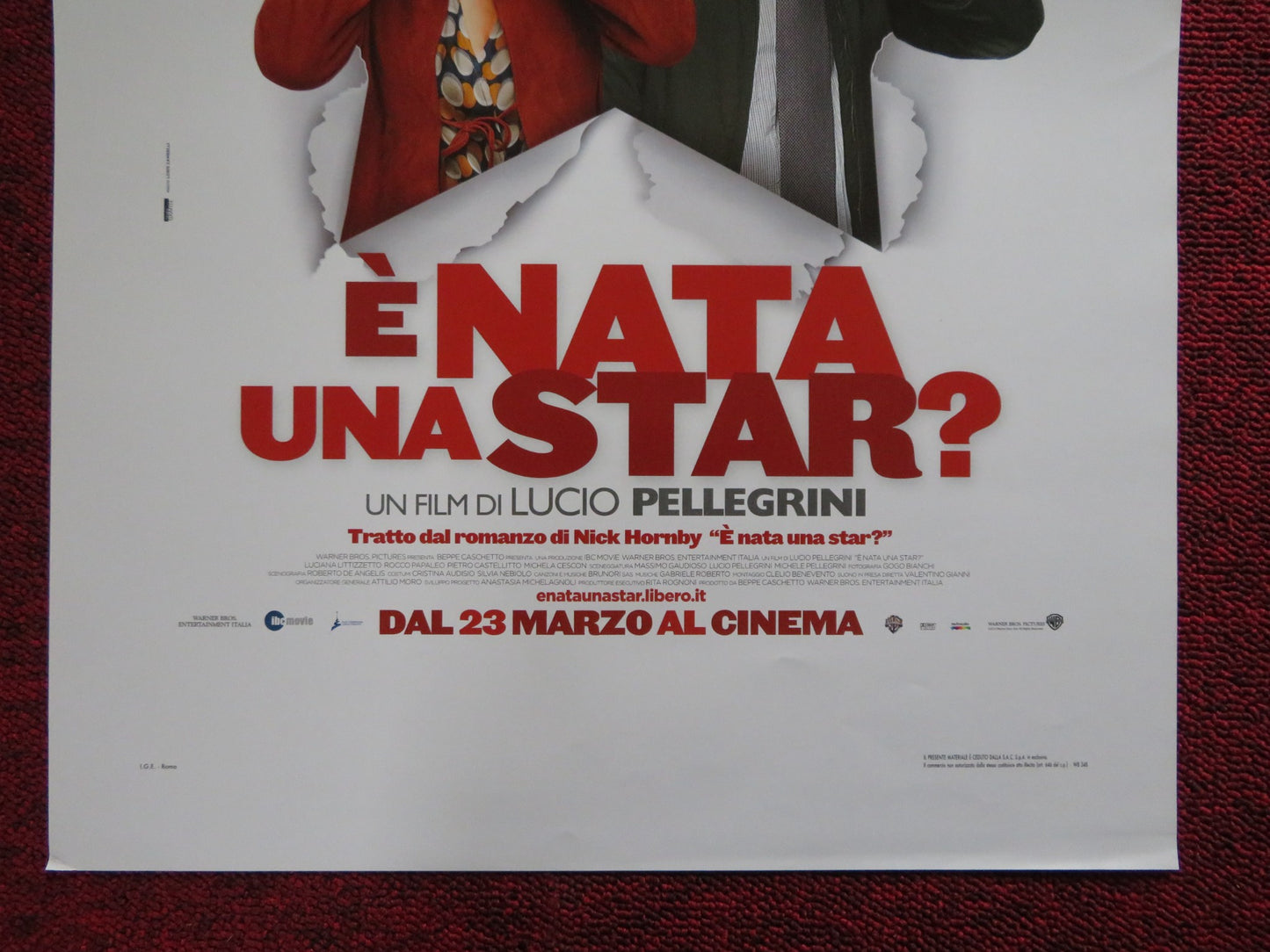 E NATA UNA STAR? ITALIAN LOCANDINA POSTER LUCIANA LITTIZZETTO ROCCO PAPALEO 2012