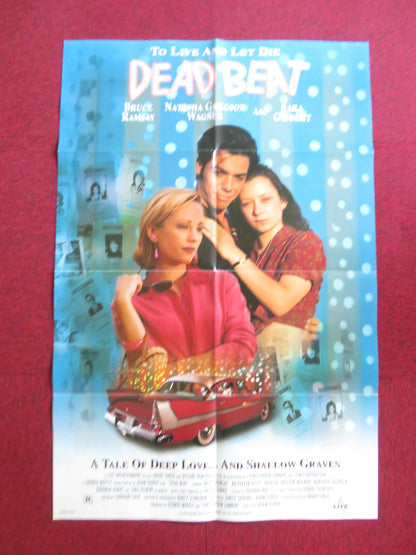 DEAD BEAT FOLDED US ONE SHEET POSTER BRUCE RAMSAY NATASHA GREGSON WAGNER 1994