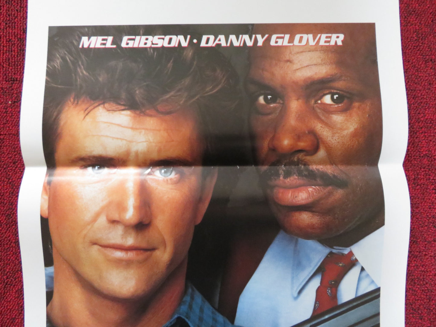 LETHAL WEAPON 2 ITALIAN LOCANDINA POSTER MEL GIBSON DANNY GLOVER 1989