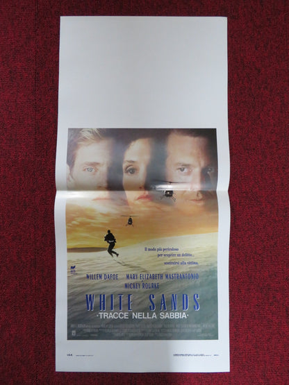 WHITE SANDS ITALIAN LOCANDINA POSTER WILLEM DAFOE MICKEY ROURKE 1992