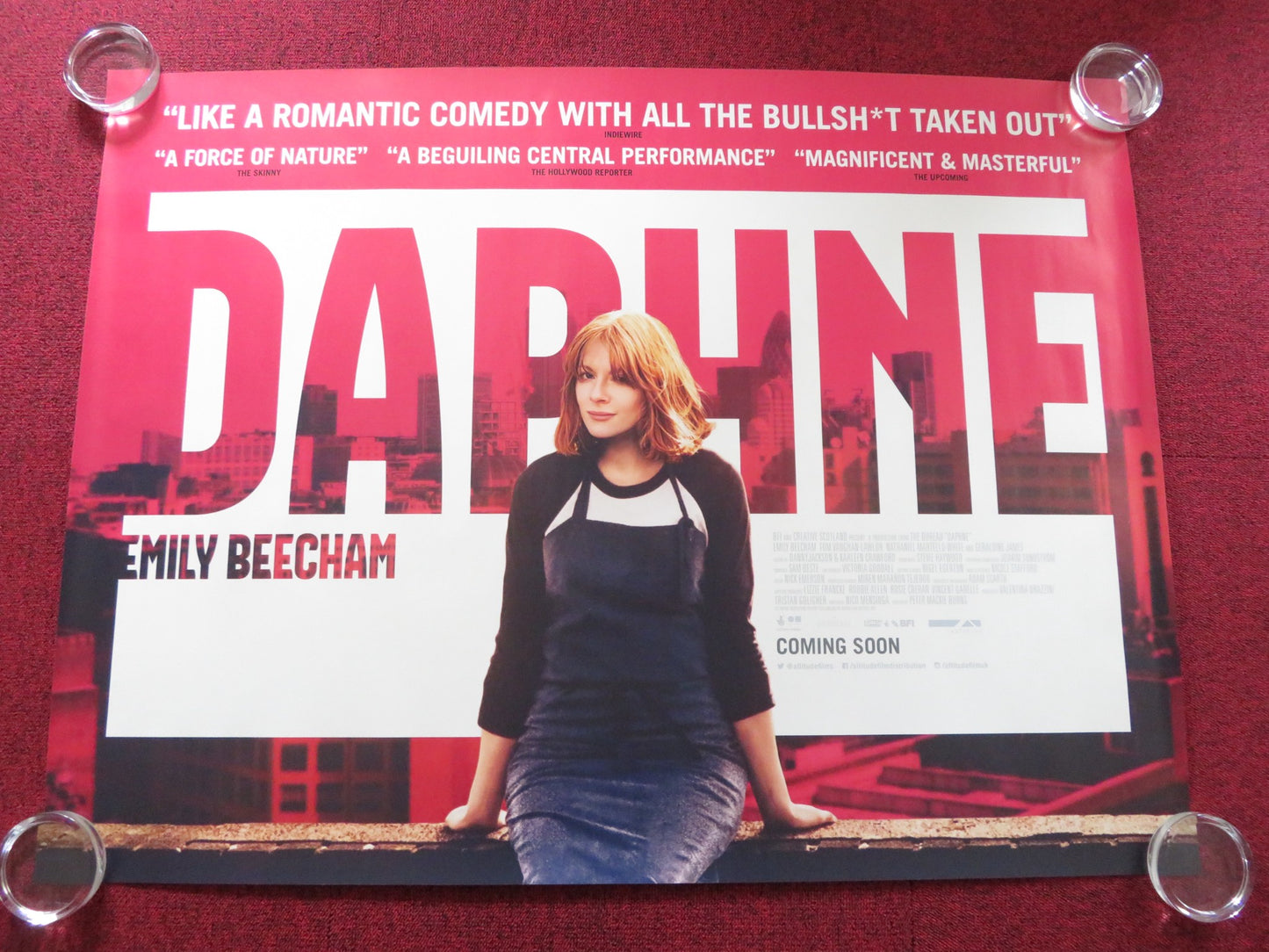 DAPHNE UK QUAD ROLLED POSTER EMILY BEECHAM GERALDINE JAMES 2017