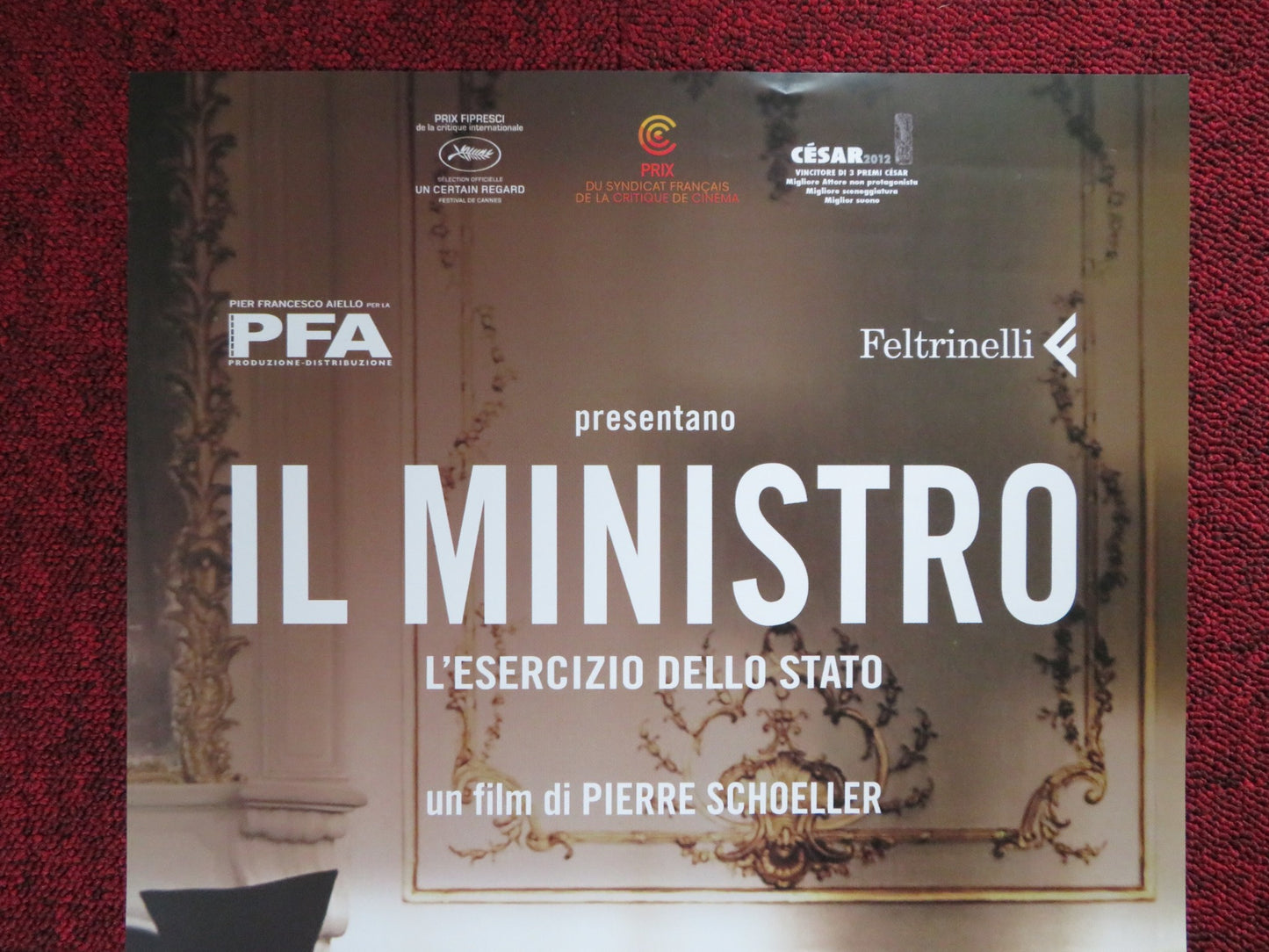 IL MINISTRO L'ESERCIZIO DELLO STATO ITALIAN LOCANDINA POSTER O GOURMET 2011