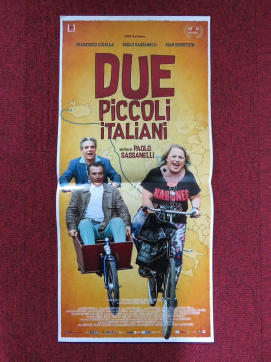 DUE PICCOLI ITALIANI ITALIAN LOCANDINA POSTER PAOLO SASSANELLI F. COLELLA 2018