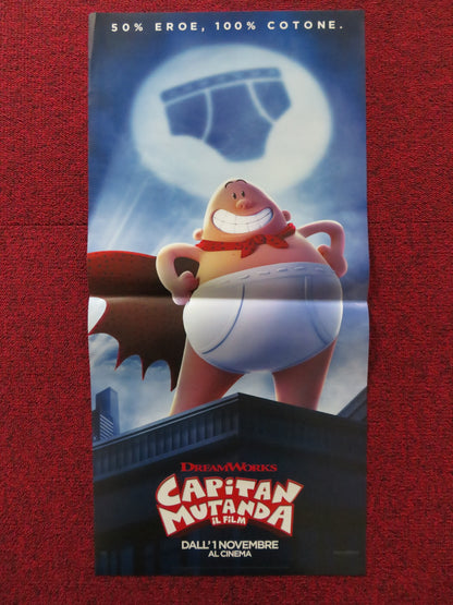 CAPTAIN UNDERPANTS: THE FIRST EPIC MOVIE ITALIAN LOCANDINA POSTER KEVIN HART '15