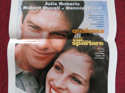 SOMETHING TO TALK ABOUT ITALIAN LOCANDINA POSTER JULIA ROBERTS R. DUVALL 1995