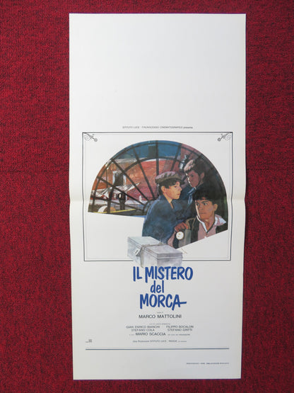 IL MISTERO DEL MORCA ITALIAN LOCANDINA POSTER GOGO BIANCHI FILIPPO BOCALON 1984