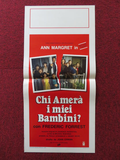 WHO WILL LOVE MY CHILDREN? ITALIAN LOCANDINA POSTER ANN MARGRET F.FORREST 1985