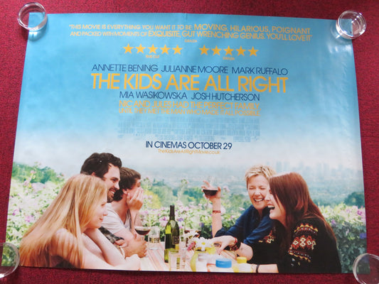 THE KIDS ARE ALL RIGHT UK QUAD ROLLED POSTER JULIANNE MOORE ANNETTE BENING 2010